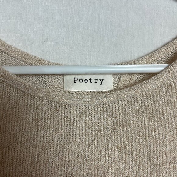 Poetry Lace Trim Back Wrap Blouse Womens S Open Back Cottage Coquette Romantic - Picture 5 of 13